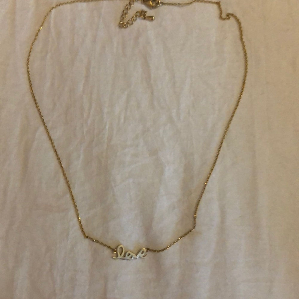 Gold Love Necklace